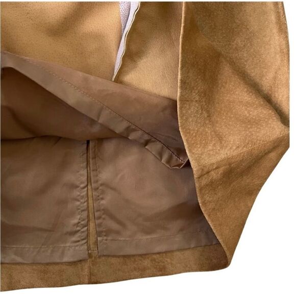 Vintage Ann Taylor Suede Skirt 0P - Picture 6 of 7